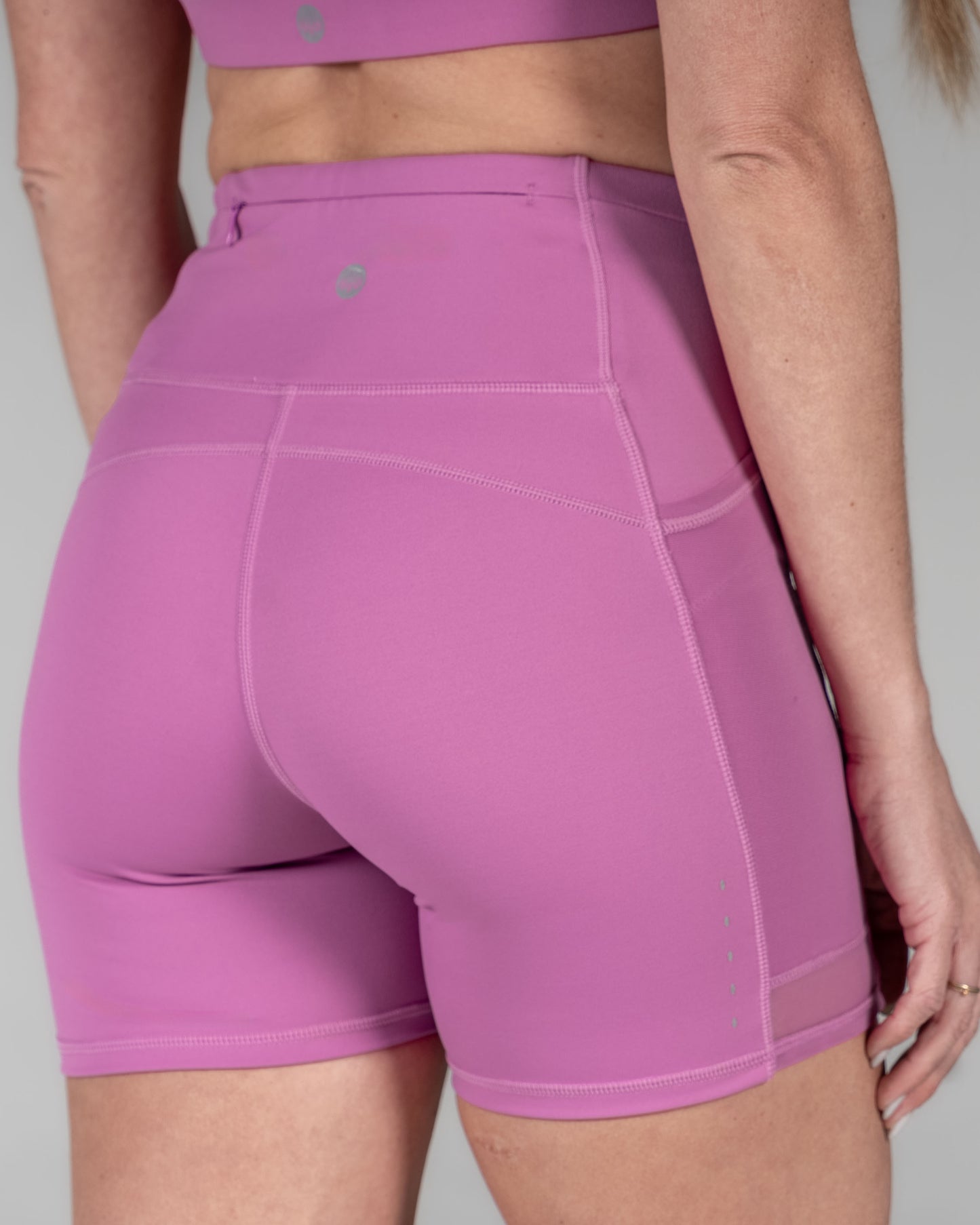 Lux Ultra Mesh Shorts (5 in. inseam) - Fuchsia