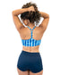 Mia Bikini Top - Marine Tidal Wave - FINAL SALE