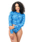 Pismo Rashguard - Marine Tidal Wave - FINAL SALE