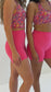 Skin Bliss Shorts (Multi-Lengths) - Dragonfruit