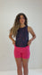 Breathetech Open Back Tank - Midnight Tech
