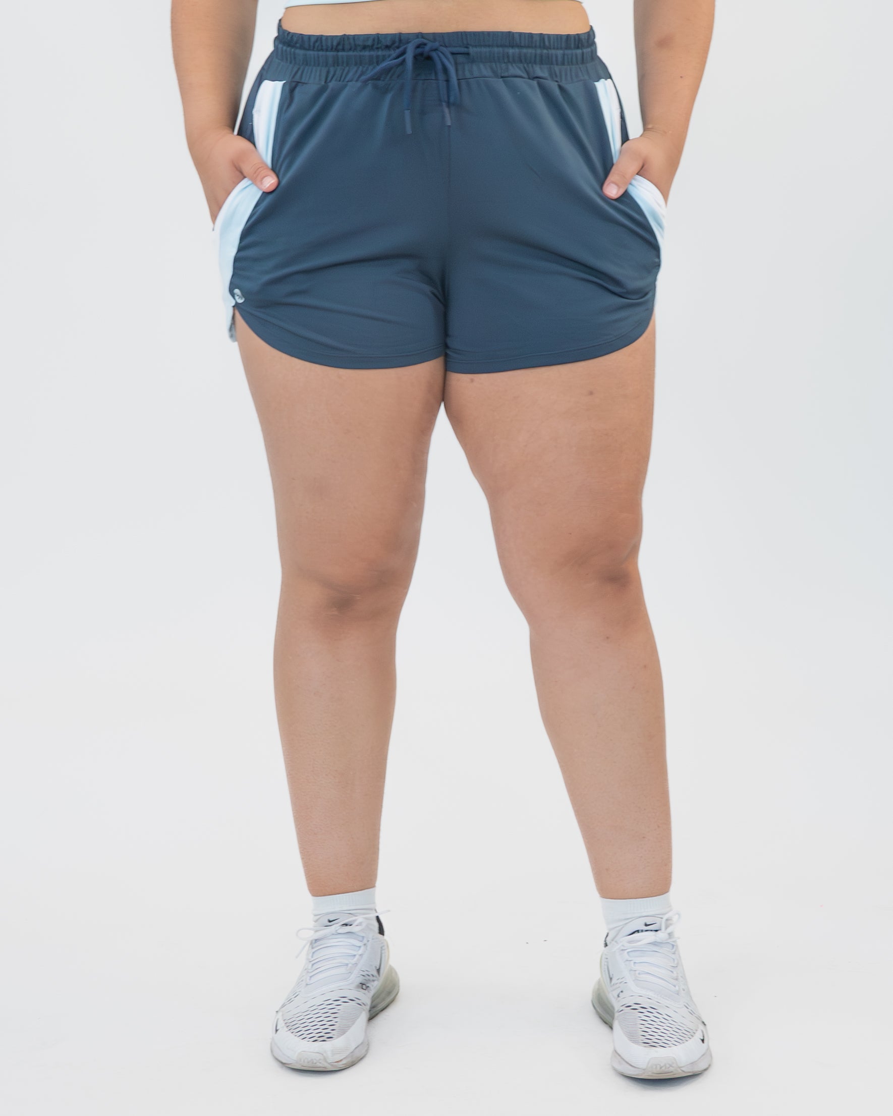 Rest Day Shorts - Navy & Sky Blue