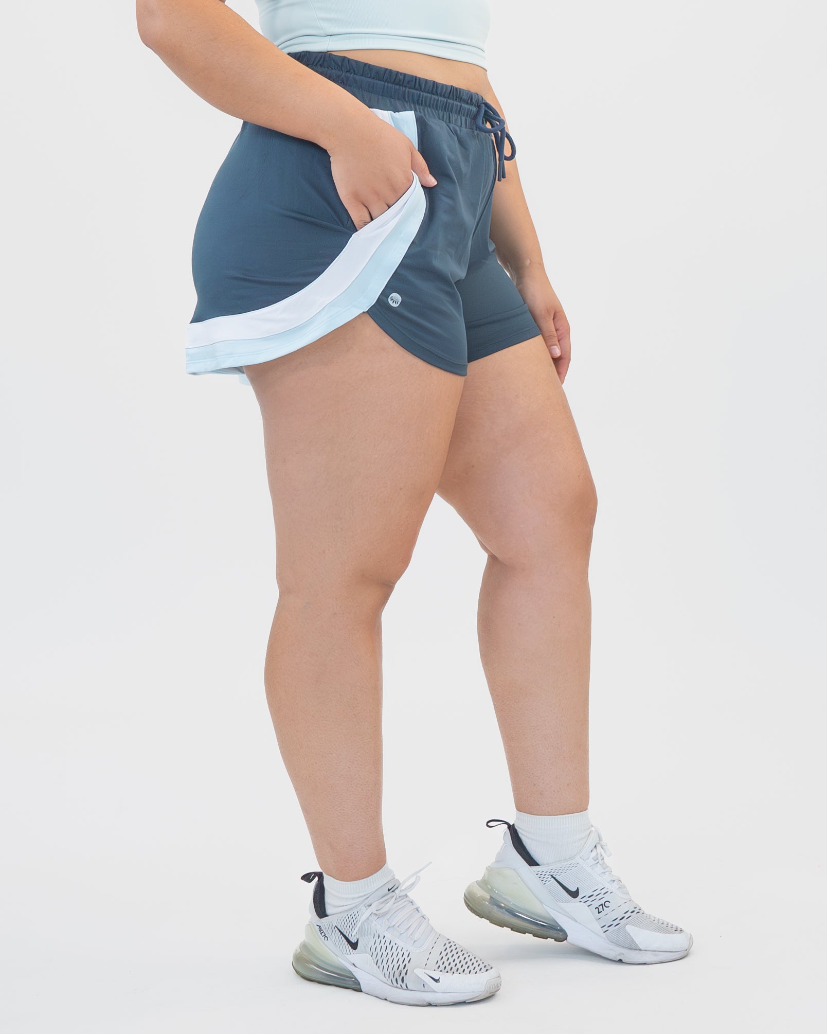 Rest Day Shorts - Navy & Sky Blue