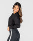 Revive Cropped Crew - Black - M ONLY - FINAL SALE