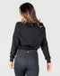 Revive Cropped Crew - Black - M ONLY - FINAL SALE