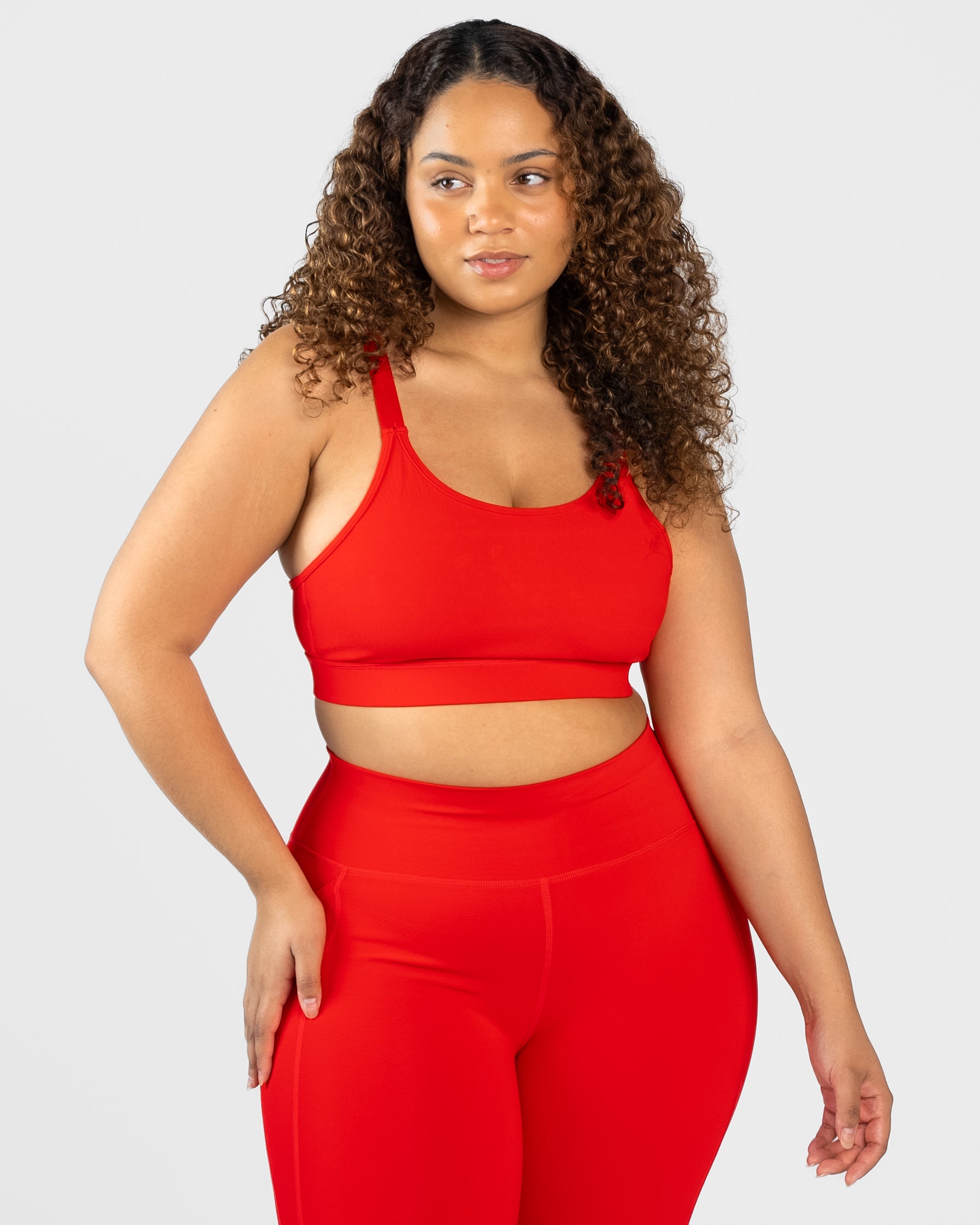 Skin Criss Cross Bra - Black: Comfortable Support | Senita Athletics