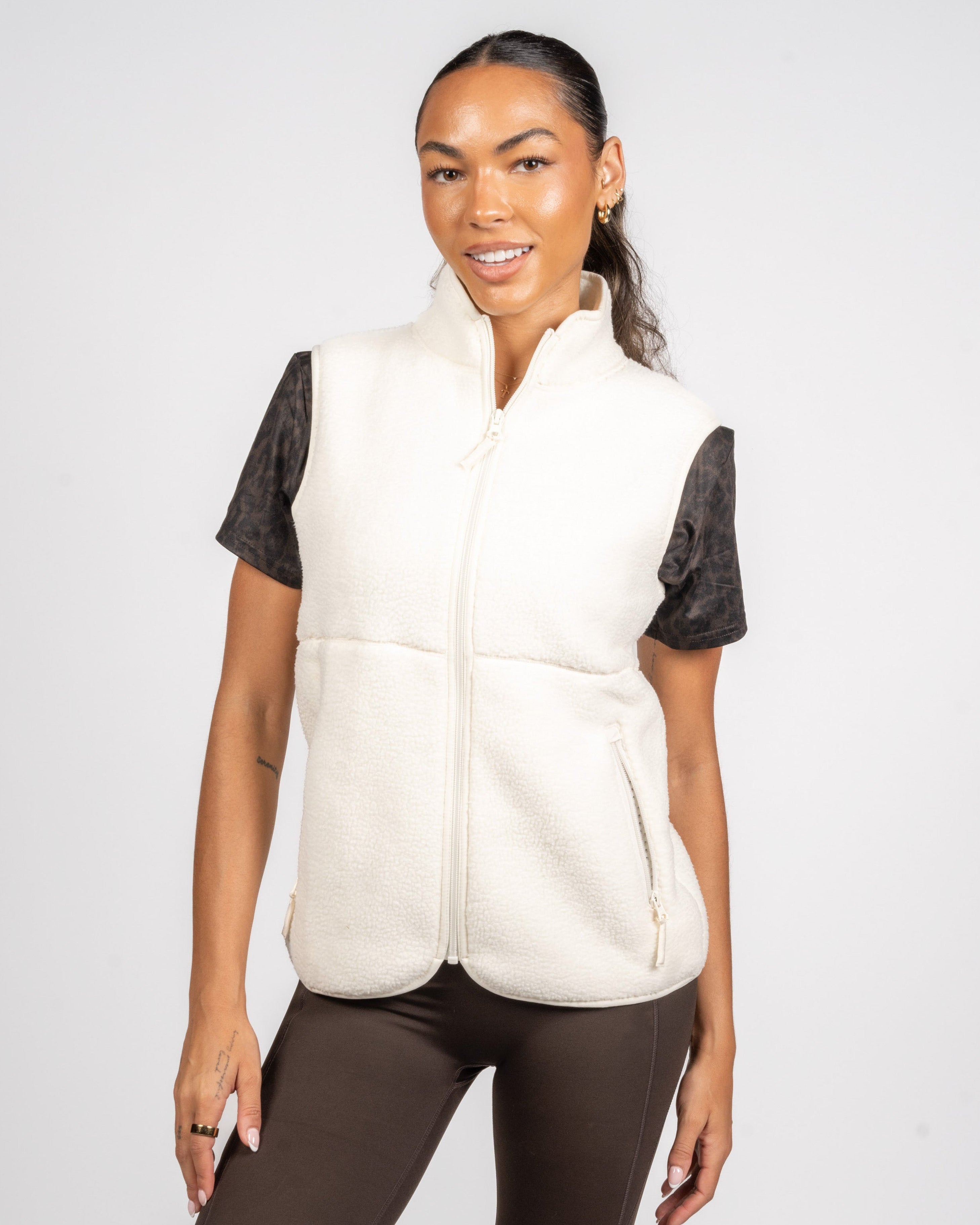 Thermal Vest - Cherry: Ultra-Soft Layering Essential | Senita