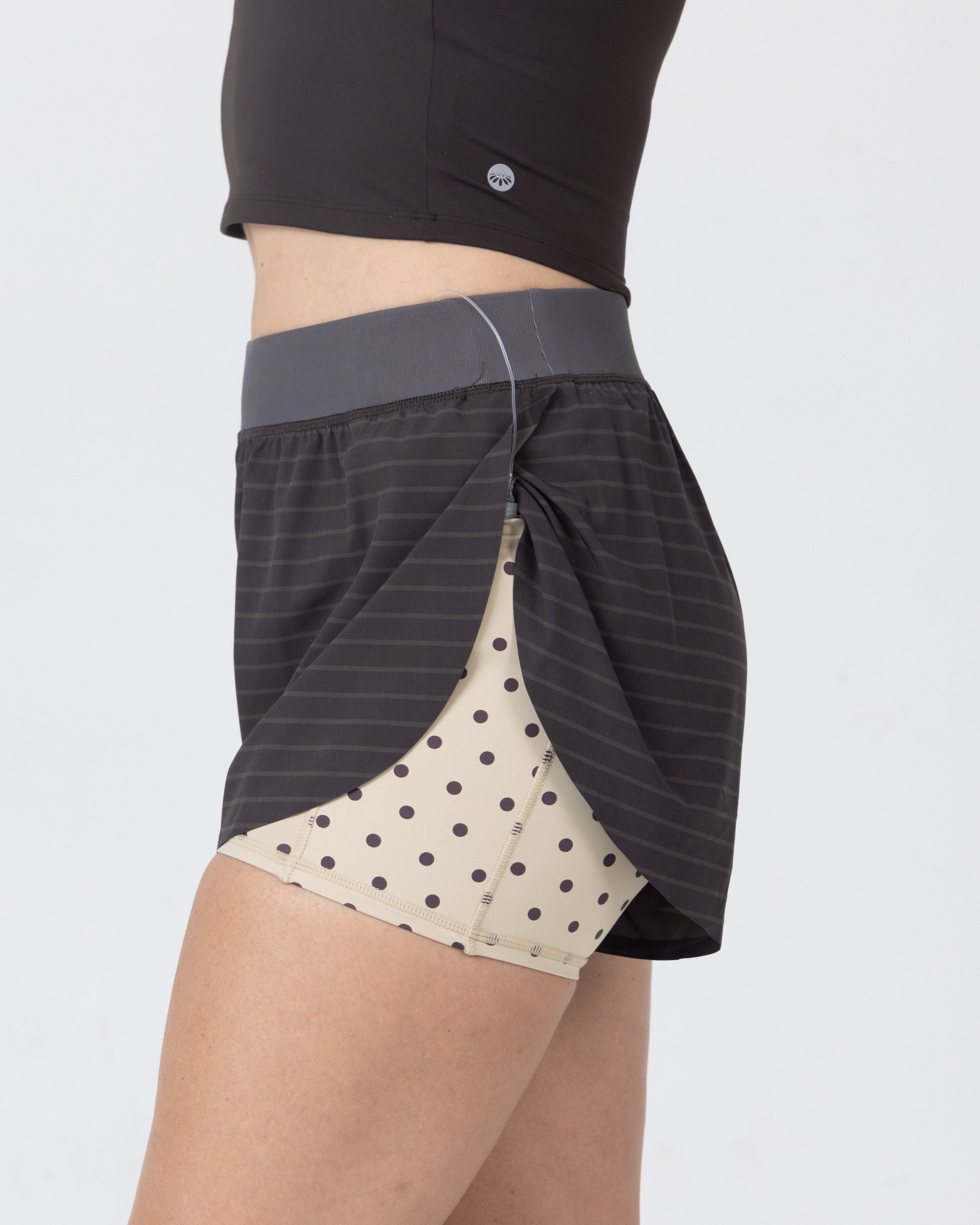 Split Hem Dolphin Shorts | Senita Athletics