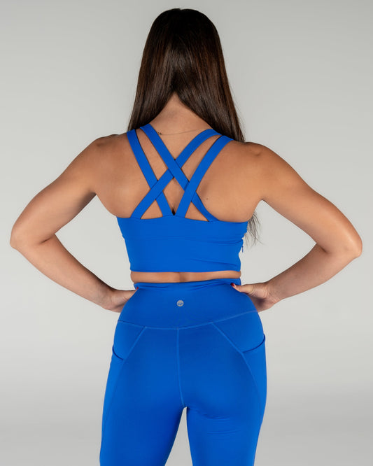Sierra Sports Bra - Cobalt Blue *PRE-ORDER ONLY*