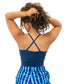 Skin Adjustable Crop Top - Navy