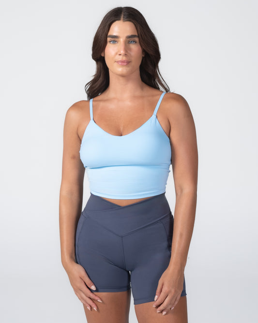 MM Skin Adjustable Crop Top - Heidi Blue