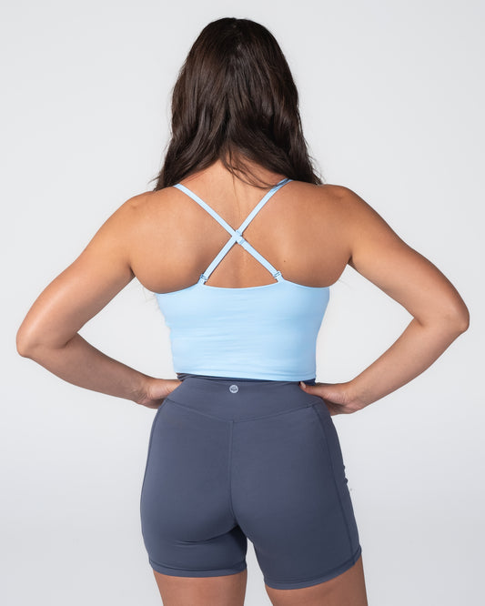 MM Skin Adjustable Crop Top - Heidi Blue