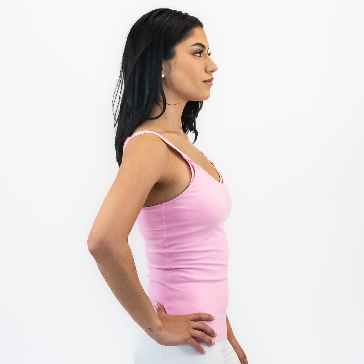 Skin Adjustable Pumping Tank - Malibu Pink