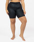 Skin Biker Shorts (8 in. inseam) - Black Shimmer Foil - FINAL SALE