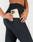 Skin Wrap Front Leggings - Black - *PRE-ORDER ONLY*