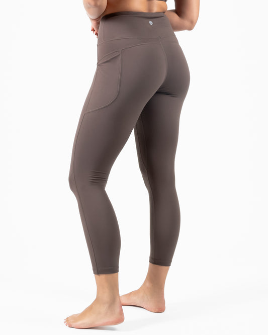 Skin High Waisted Vinyasa 7/8 - Espresso