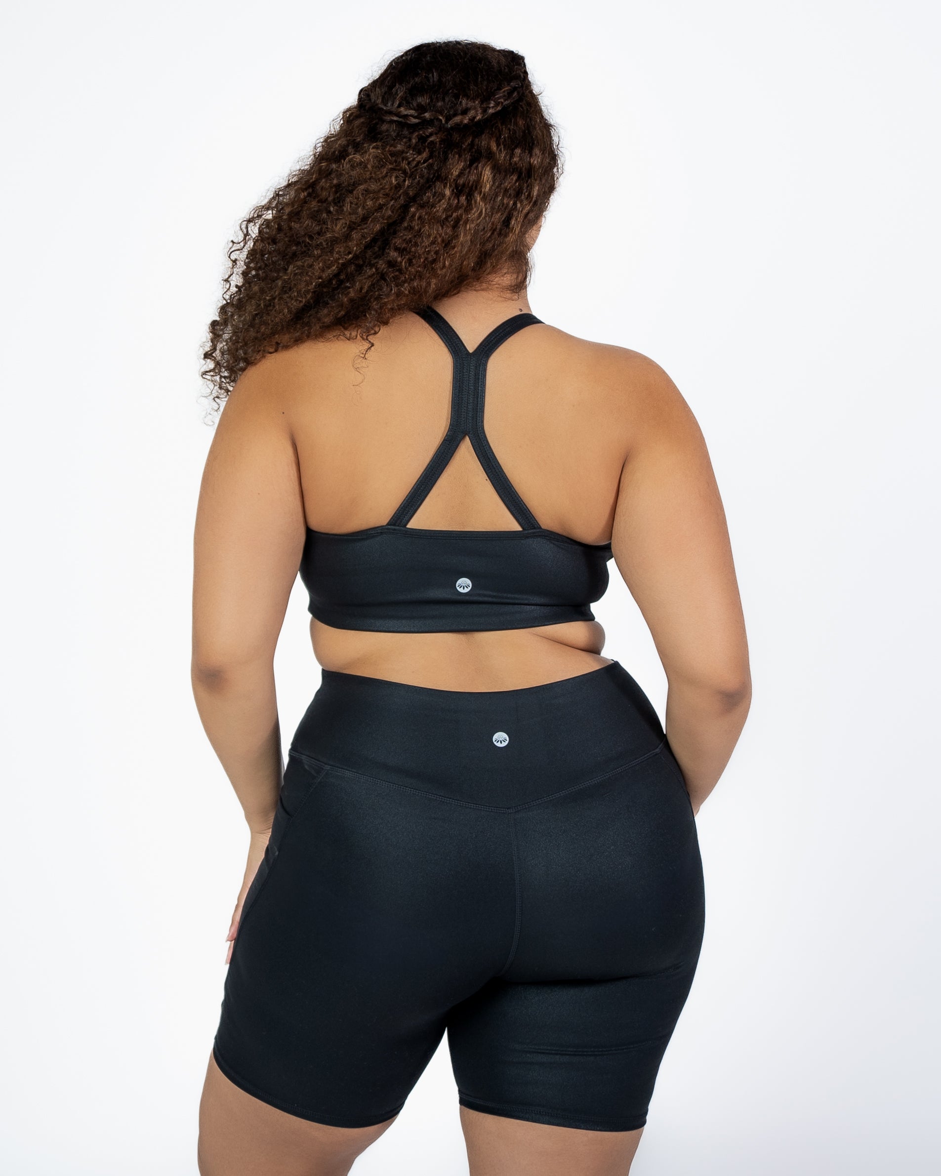Skin Move Bra - Black Shimmer Foil - FINAL SALE