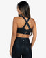 Square Neck Bra - Black Houndstooth - FINAL SALE