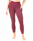 Skin Wrap Front Leggings - Mulberry