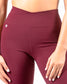 Skin Wrap Front Leggings - Mulberry