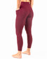 Skin Wrap Front Leggings - Mulberry