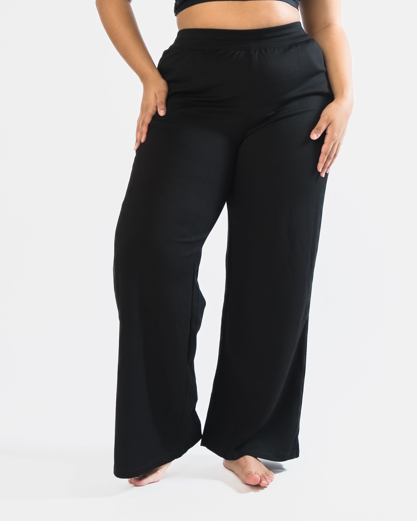 SoftForm Wide Leg Pant - Black: Shop Senita Athletics Today