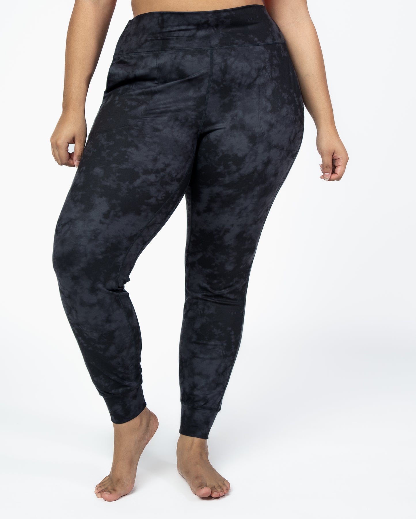 Studio Skin Joggers - Black/Magnet Tie Dye - FINAL SALE
