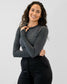 Tempo Long Sleeve - Black & White Stripe