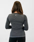 Tempo Long Sleeve - Black & White Stripe