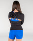 Tempo Open Back Hoodie - Black *ALMOST GONE*