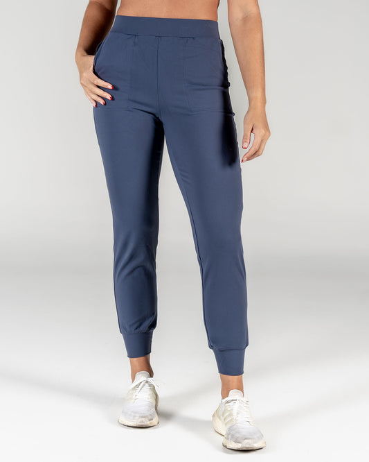 The Work From Home Joggers - Light Navy