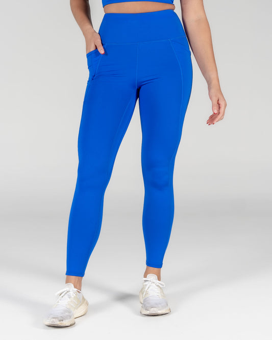 Thermal Warm Leggings - Cobalt Blue - FINAL SALE