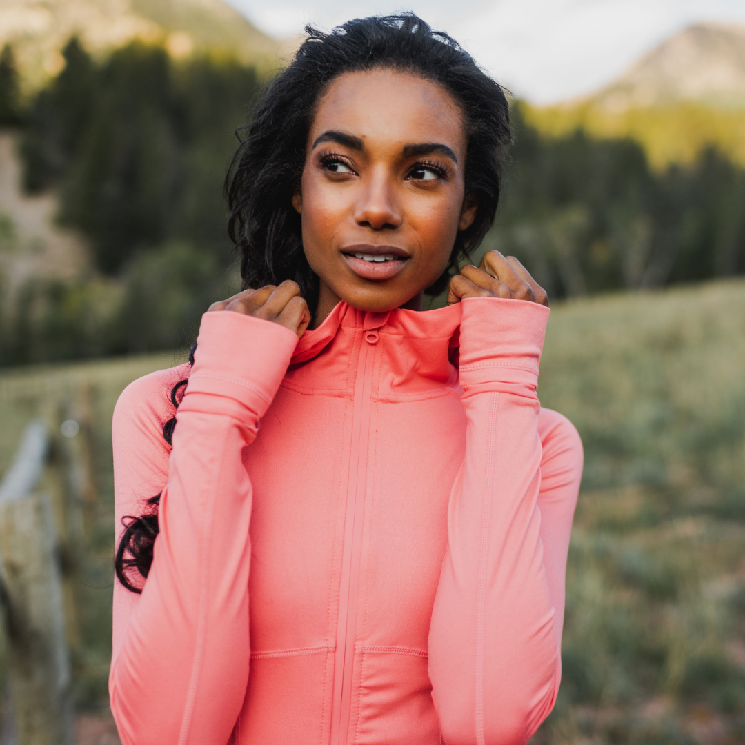 Sculpt Jacket - Coral - XS & S ONLY - FINAL SALE