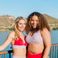 Havasu Bikini Top - Navy/Cherry Stripe - FINAL SALE