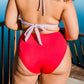 Mirage Bikini Bottoms - Cherry - FINAL SALE