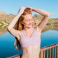 Havasu Bikini Top - Navy/Cherry Stripe - FINAL SALE