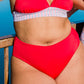 Mirage Bikini Bottoms - Cherry - FINAL SALE