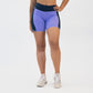 Seamed High Waisted Rio Shorts (7 in. inseam) - Iris/Navy - FINAL SALE