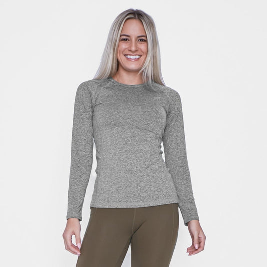 Ambition Long Sleeve - Heathered Gray - FINAL SALE