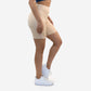 Skin Biker Shorts (8")  - Rose Gold Latte Floral - S ONLY - FINAL SALE