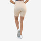 Skin Biker Shorts (8")  - Rose Gold Latte Floral - S ONLY - FINAL SALE