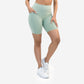 Skin Biker Shorts (8") - Sage - S ONLY - FINAL SALE
