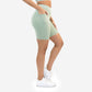 Skin Biker Shorts (8") - Sage - S ONLY - FINAL SALE