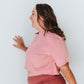 Easy Tee - Powder Pink -  M & L ONLY - FINAL SALE