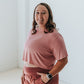 Easy Tee - Powder Pink -  M & L ONLY - FINAL SALE