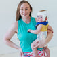 Energy Cropped Tank Top - Turquoise - S & L ONLY - FINAL SALE