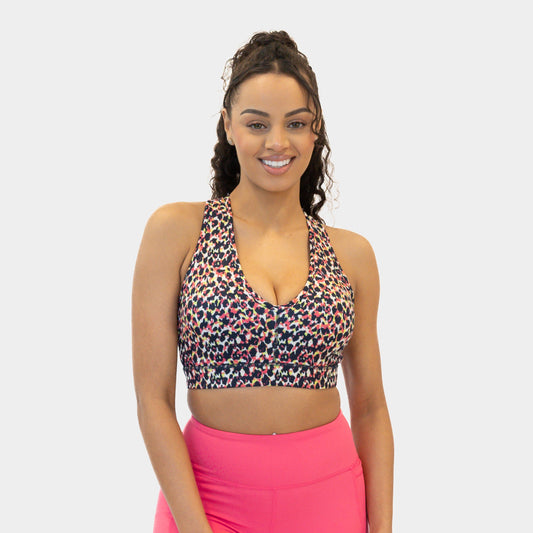 Fiona Sports Bra - Electric Leopard