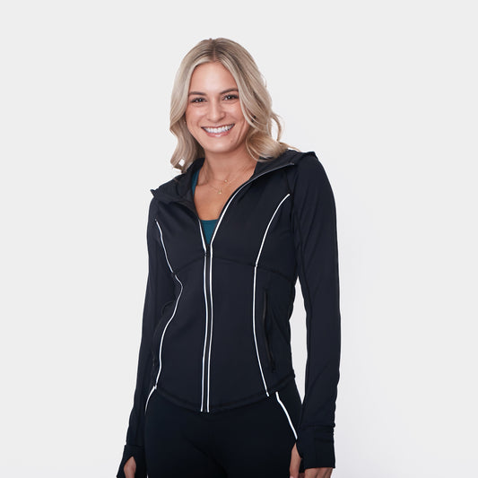 Flash Lux Reflective Jacket - Black - FINAL SALE