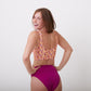 Grace Bikini Top - Abstract Palm - FINAL SALE