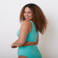 Havasu Bikini Top - Ribbed Turquoise - FINAL SALE - S and M Only